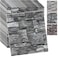 YLL YLL 10PCS 3D Wall Panels Peel and Stick 3D Brick Wallpaper Peel and Stick Faux Stone Wall Panel Foam Brick SelfAdhesive Wallpaper Black10pcs