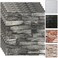SYYKDEF 10PCS 3D Wall Panels Peel and Stick Foam SelfAdhesive Decorative 3D Brick Wallpaper Wall Covering Faux Stone Wall Panel Foam Brick for Living Room Kitchen Bathroom