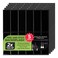 SELECT LIGHTING 5 Pack Peel and Stick Backsplash Subway Tiles Extra Thick 3D Wall Panels Heat Water Resistant Easy DIY Kitchen Bathroom Laundry Fireplace Rental Home Wall Dcor 12 x 12 in Black