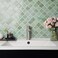WalDecoo Arabesque Peel and Stick Backsplash for Kitchen Thicker Design 3D Self Adhesive Wall Tiles 12x12 Peel and Stick Wall Tiles Mix Green 10Sheet Stick on Tile for Kitchen and Bathroom