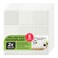 SELECT LIGHTING 5 Pack Peel and Stick Backsplash Square Tiles Extra Thick 3D Wall Panels Heat Water Resistant Easy DIY Kitchen Bathroom Laundry Fireplace Rental Home Wall Dcor 12 x 12 in Stone White