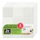 SELECT LIGHTING 5 Pack Peel and Stick Backsplash Square Tiles Extra Thick 3D Wall Panels Heat Water Resistant Easy DIY Kitchen Bathroom Laundry Fireplace Rental Home Wall Dcor 12 x 12 in Stone White
