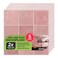 SELECT LIGHTING 5 Pack Peel and Stick Backsplash Square Tiles Extra Thick 3D Wall Panels Heat Water Resistant Easy DIY Kitchen Bathroom Laundry Fireplace Rental Home Wall Dcor 12 x 12 in Pink