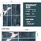 DAGOU Peel and Stick Backsplash 3D Wall TilesSelfAdhesiveOil ProofWaterproof Removable Wall Panels for Kitchen BathroomModern Design Easy Install 107ft12x9 inch14 Pack Blue