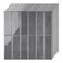 SELECT LIGHTING 5 Pack Peel and Stick Backsplash Subway Tiles Extra Thick 3D Wall Panels Heat Water Resistant Easy DIY Kitchen Bathroom Laundry Fireplace Rental Home Wall Dcor 12 x 12 in Gray