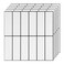 SELECT LIGHTING 5 Pack Peel and Stick Backsplash Subway Tiles Extra Thick 3D Wall Panels Heat Water ResistantEasy DIY KitchenBathroom Laundry Fireplace Rental Home Wall Dcor 12 x 12 in White Black Gro