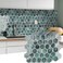 WalDecoo 10Sheet Hexagon Peel and Stick Backsplash for Kitchen New Upgrade Premium Extra Thicker Design 3D Self Adhesive Wall Tiles Large Stick on Tiles for Kitchen and Bathroom 12 x 12