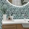 WalDecoo 10Sheet Hexagon Peel and Stick Backsplash for Kitchen New Upgrade Premium Extra Thicker Design 3D Self Adhesive Wall Tiles Large Stick on Tiles for Kitchen and Bathroom 12 x 12