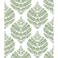 RoomMates RMK11513WP Hygge Fern Damask Green Peel and Stick Wallpaper