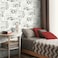 RoomMates RMK11804WP Disney and Pixar Cars Schematic Peel and Stick Wallpaper GreyWhite