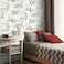 RoomMates RMK11804WP Disney and Pixar Cars Schematic Peel and Stick Wallpaper GreyWhite