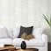 RoomMates RMK12220PL Nikki Chu Pearl White Burundi Thatch Peel and Stick Wallpaper