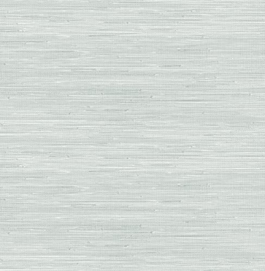 NuWallpaper x Social Social Whisper Blue Classic Faux Grasscloth Peel Stick Wallpaper