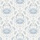 NuWallpaper by WallPops Blue Shellby Peel Stick Wallpaper