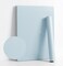 Dimoon 236x177 Blue Peel and Stick Wallpaper Contact Paper Modern Self Adhesive Wall Paper Removable Renter Friendly Textured Solid Color Shelf Cabinet Vinyl Roll 236x177Light Blue