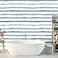 HAOKHOME Blue Wallpaper Peel and Stick Wall Paper Striped Coastal Boho Removable Indigo BlueWhite Vinyl Self Adhesive for Bathroom Decor 177in x 328ft