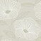 NuWallpaper NUS3579 Dove Floweret Peel Stick Wallpaper Metallic