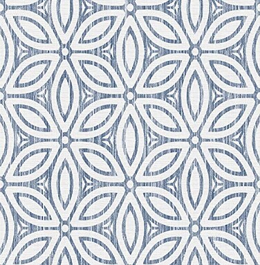 NuWallpaper NUS3958 Hepatica Petal Peel Stick String Wallpaper Blue