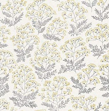 NuWallpaper Wethersfield Peel Stick Wallpaper Yellow Yellows Modern SelfAdhesive 205in x 18ft