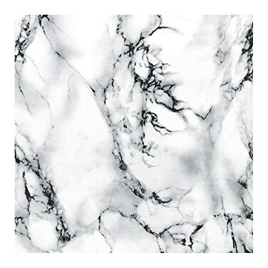 d-c-fix dcfix self Adhesive Peel and Stick Waterproof Marble White 265 x 787 Film Thicker Than Contact Paper for Kitchen and bathrooms countertops cabinets White Marble FA3468031