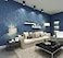 Q QIHANG Modern Minimalist Curve Striped Wallpaper Tree Patterns NonWoven Wallpaper Roll BlueGray Color NonPasted Wall Paper 053m 173 x 10m3285357 sqft
