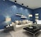 Q QIHANG Modern Minimalist Curve Striped Wallpaper Tree Patterns NonWoven Wallpaper Roll BlueGray Color NonPasted Wall Paper 053m 173 x 10m3285357 sqft