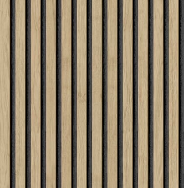 NuWallpaper Oak Slat Wood Peel and Stick SelfAdhesive Removable Wallpaper RenterFriendly 205 in x 18 ft