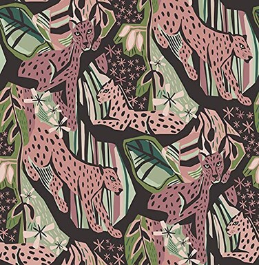 Wallpops Pip Lo Plum Cat Nap Peel Stick Wallpaper Pink