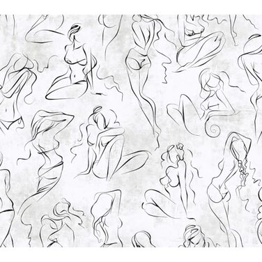 RoomMates York Wallcoverings Barely There BlackWhite Pearl Wallpaper
