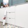 Decotalk White Contact Paper White Peel and Stick Wallpaper Self Adhesive SolidWhite Contact Paper for Cabinets 177x120 Matte Vinyl Wrap Solid Color Wallpaper for Bedroom Removable Thick