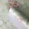 Teemall Vintage Blooming Flower Wallpaper Peel Stick Backsplash Mural for Livingroom Bedroom Kitchen 177x98