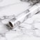 Caltero Marble Wallpaper 157 x 394 Black White Grey Marble Peel and Stick Glossy Contact Paper for Countertop Kitchen Cabinets Bathroom