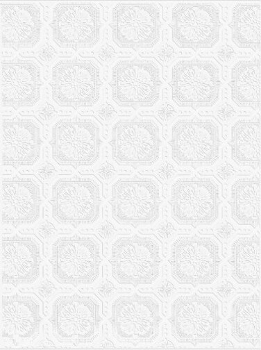 GrahamBrown 12011 Small Square Paintable Wallpaper Roll White