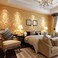 Q QIHANG QIHANG European Retro Victorian Damask Embossed Textured NonWoven Flocking Wallpaper Gold Color 053m10m53