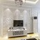 Q QIHANG Sliver Gray Victorian Damask Embossed Textured Wallpaper 053m x 10m53
