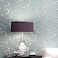 Q QIHANG Modern Minimalist Embossed 3D Rose Flower NonWoven Wallpaper Light Blue Color Nonself Adhesive Wallpaper 053m x 10m53