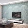 Q QIHANG Modern Minimalist Embossed 3D Rose Flower NonWoven Wallpaper Light Blue Color Nonself Adhesive Wallpaper 053m x 10m53