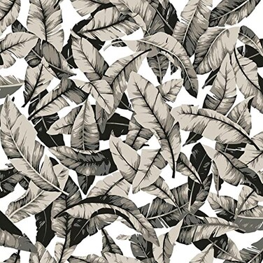 RoomMates RMK11256WP Tan Palm Peel and Stick Wallpaper