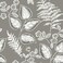 NuWallpaper NUS3143 Foliage Peel Stick Wallpaper Grey