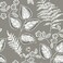 NuWallpaper NUS3143 Foliage Peel Stick Wallpaper Grey