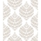 RoomMates RMK11512WP Hygge Fern Damask Taupe Peel and Stick Wallpaper Roll