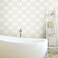 RoomMates RMK11512WP Hygge Fern Damask Taupe Peel and Stick Wallpaper Roll