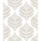 RoomMates RMK11512WP Hygge Fern Damask Taupe Peel and Stick Wallpaper Roll