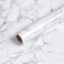 Caltero WhiteGrey Marble Wallpaper 24x197 Glossy PVC SelfAdhesive Contact Paper for Kitchen Cabinets Bathroom Waterproof Removable Wide Usage 32 sqft