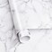 Caltero WhiteGrey Marble Wallpaper 24x197 Glossy PVC SelfAdhesive Contact Paper for Kitchen Cabinets Bathroom Waterproof Removable Wide Usage 32 sqft