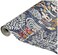 RoomMates RMK12370PL Persian Ikat Peel and Stick Wallpaper Grey Green Yellow White