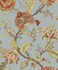 NextWall Kianna Jacobean Floral Peel and Stick Wallpaper Blue Dusk