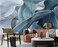 Eierme Gilding Marble Blue wall Mural Wallpaper for Bedroom 137 x 100Not Peel and Stick