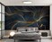 Eierme Simple Golden Lines wall Mural Wallpaper for Bedroom 103 x 69Not Peel and Stick