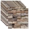 Veczom 3D Wall Panels Peel and Stick Waterproof SelfAdhesive Brick Wallpaper10PCS PVC Stone Wall Decor for Living Room Bedroom Hotel Office Interior
